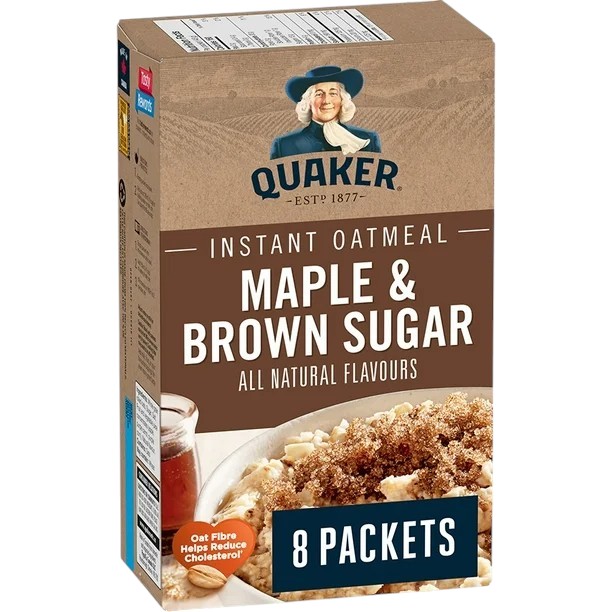 Quaker Maple & Brown Sugar Instant Oatmeal - 344 gRAM