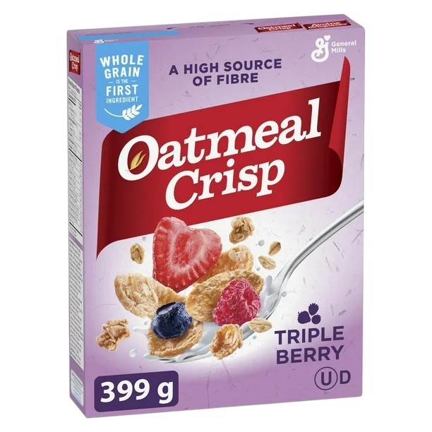 Oatmeal Crisp Triple Berry Cereal - 399 gram