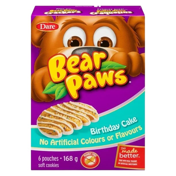 Bear Paws Birthday Cake Soft Cookies 168 gram