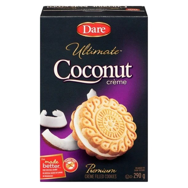 Dare Ultimate Coconut Creme Cookies - 290 gram