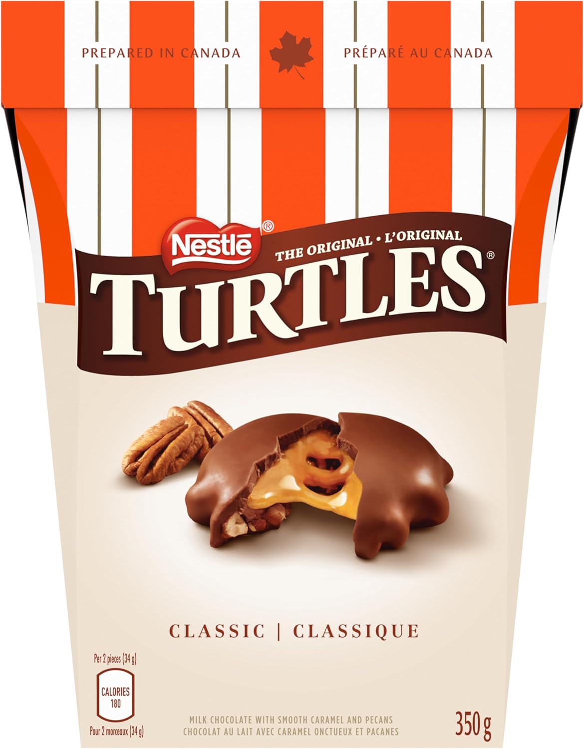 TURTLES Classic Recipe Holiday Gift Chocolates, 350 g
